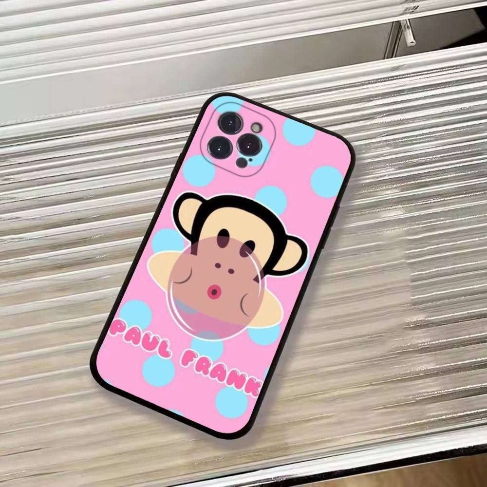 P-Paul F-Frank Fashion Phone Case For iPhone 17, 16,15,14,13,12,11 Plus,Pro Max, Others Soft Black Cover iPhone17