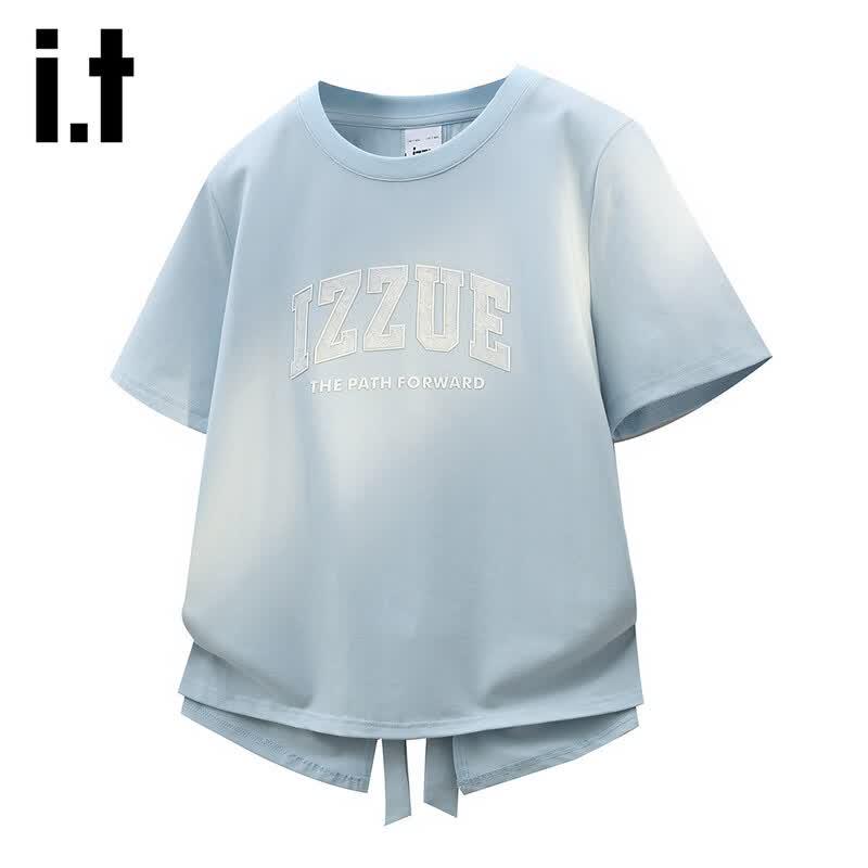 

Izzue It Women s Embossed Lace Breathable Cotton T-Shirt S
