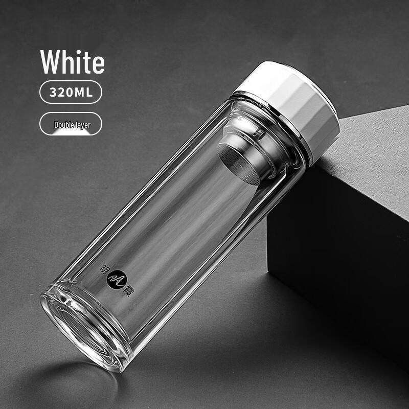 Mingxia Double-Wall Glass Tea Infuser Bottle