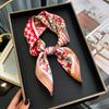 Luxury  Square Silk Scarf for Women Hijab Hair Bands Neckerchief Female Satin Shawl Ribbon Headband Fashion Wraps Bandana