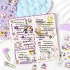 Yuezhen Gulu Cute Cartoon PET Die-Cut Journal Stickers for Kids