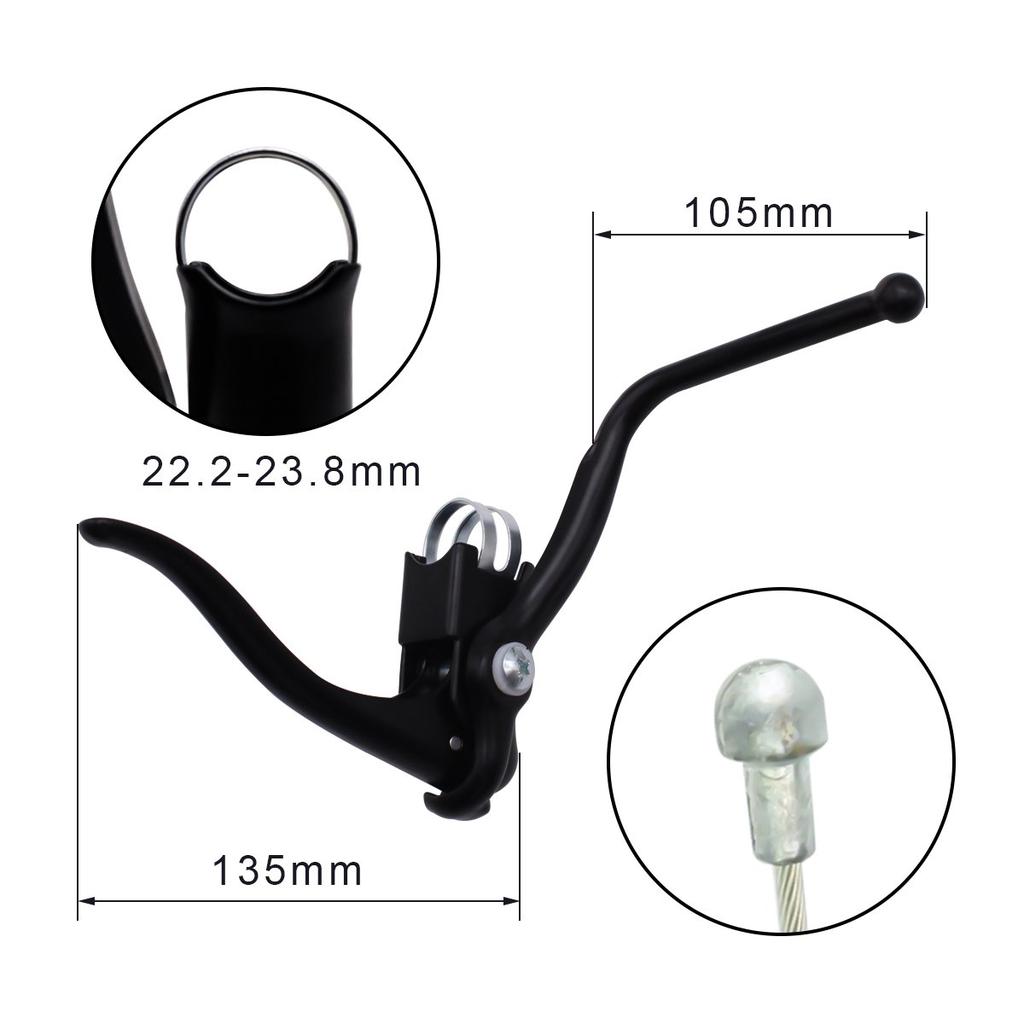 SENQI Brake Lever Bicycle Left and Right Set with Auxiliary Lever