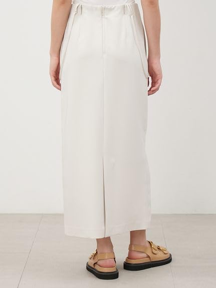 Suspender Straight Narrow Skirt 09WFS244922 IVR [Mira Owen] Women's