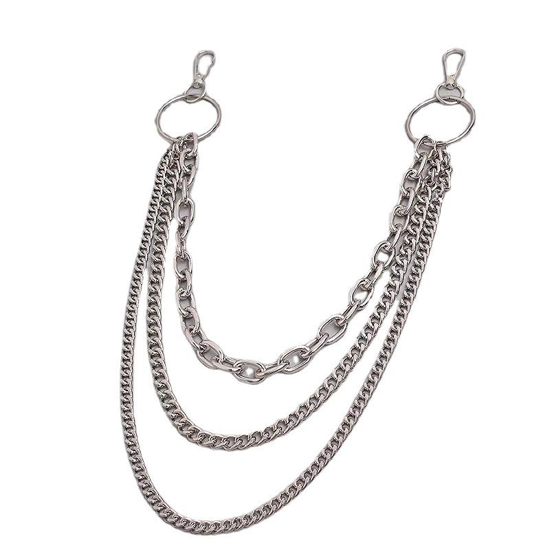 European and American Personality Creative U-shaped Thick Chain Versatile Body Chain Women's Simple Multi-layer Tassel Geometric Chain Waist Chain