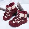 Winter Warm High-Top Snow Boots for Kids - Fashionable and Versatile for Outdoor Use