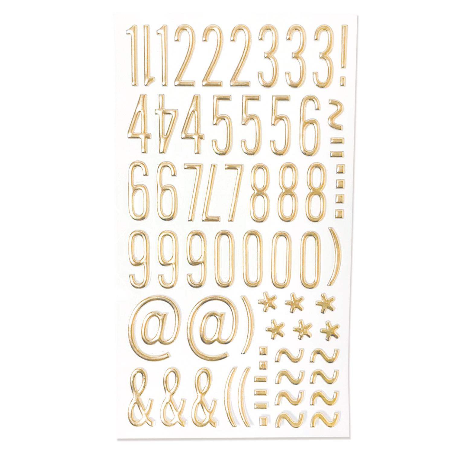 

1PC 3D Gold Foil Glitter Alphabet Letter Stickers Scrapbooking Mini Self Adhesive Gold Letters Stickers for DIY Craft Art Gradua 1PC