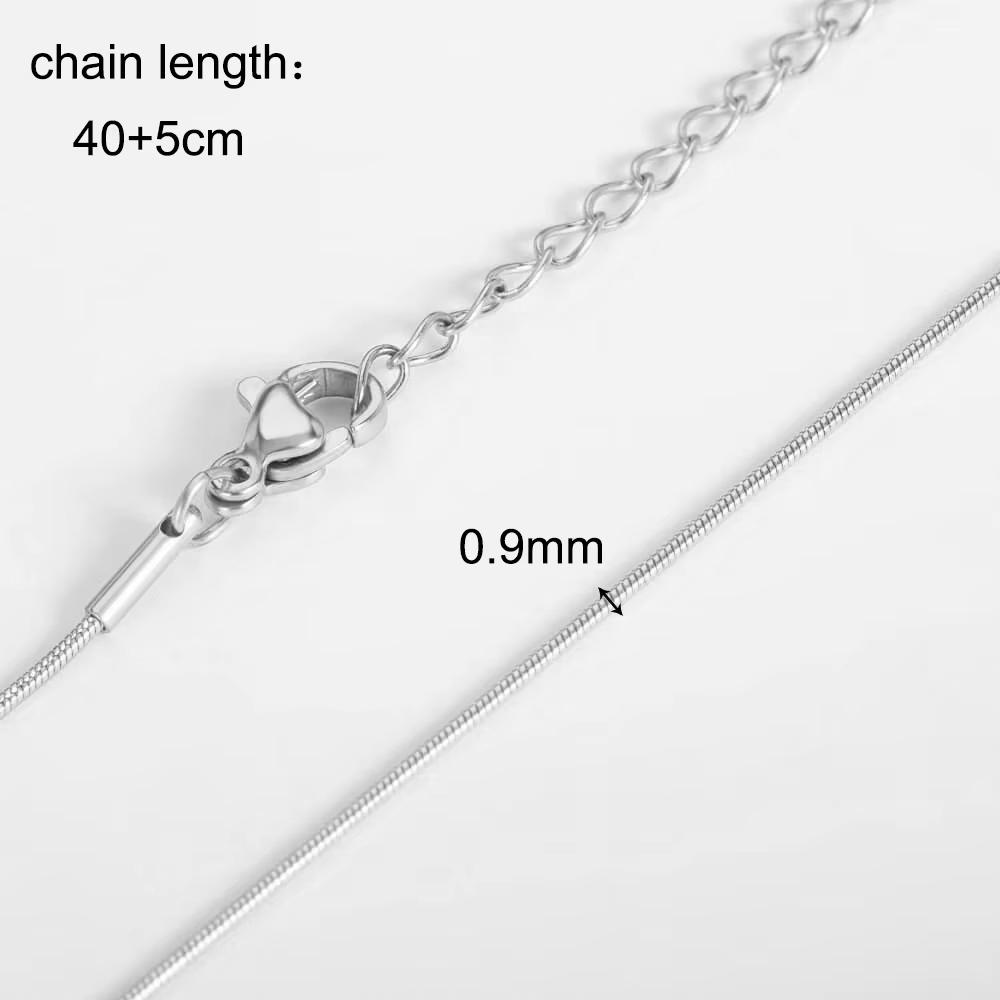 10pcs/Lot 45cm Stainless Steel 304 Link Necklace For Women Jewelry Making Accessories Diy Handmade Supplies Golden Silvery Chain