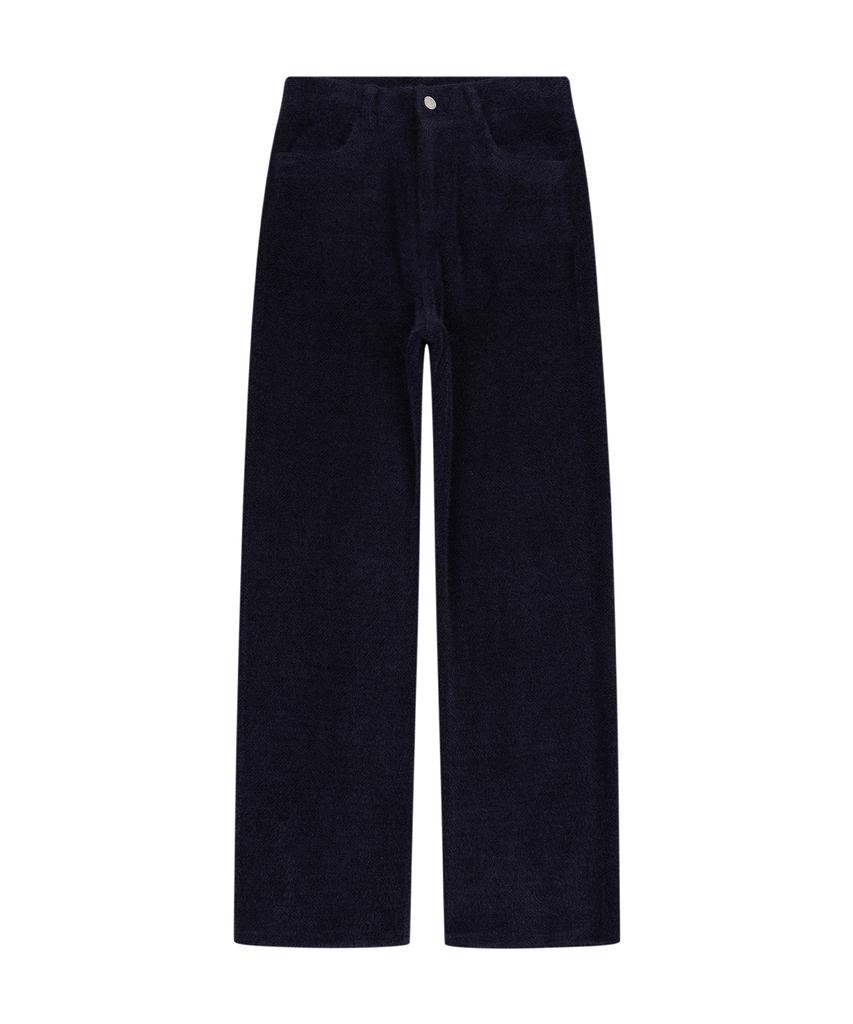 DELICCENT Merin Texture Pants [Navy]