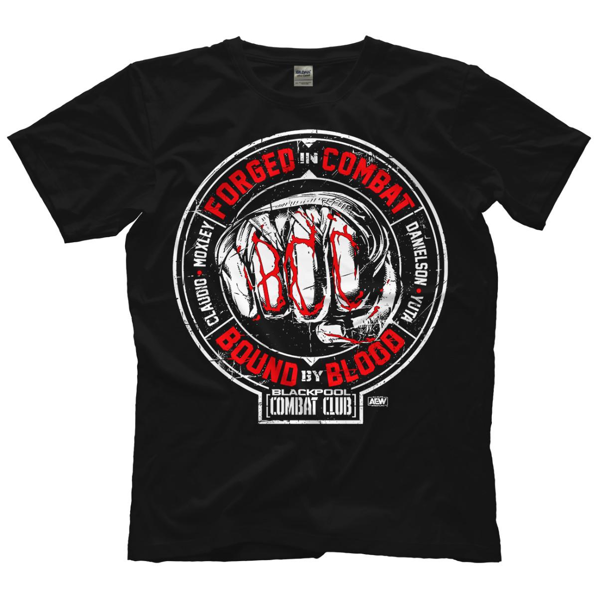 Blackpool Combat Club - Pact Reforged AEW Official T-Shirt S разноцветный