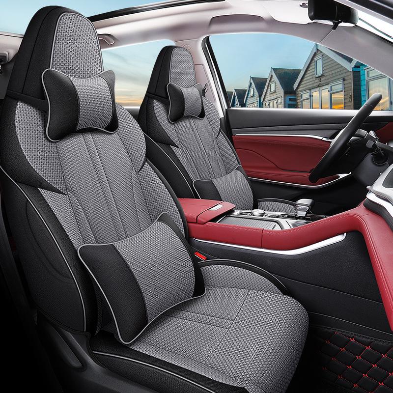 Changan CS55PLUS All-Season Linen Seat Cover for Five-Seat Car