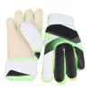 Soccer Goalkeeper Gloves Thickened Latex Goalkeeper Training Gloves Fluorescent Green Gloves for Adult Number 9