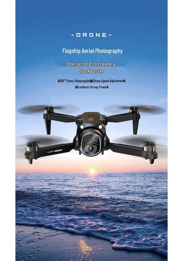 Children's Dual Lens Remote Control Drone Helicopter Toy for Aerial Photography