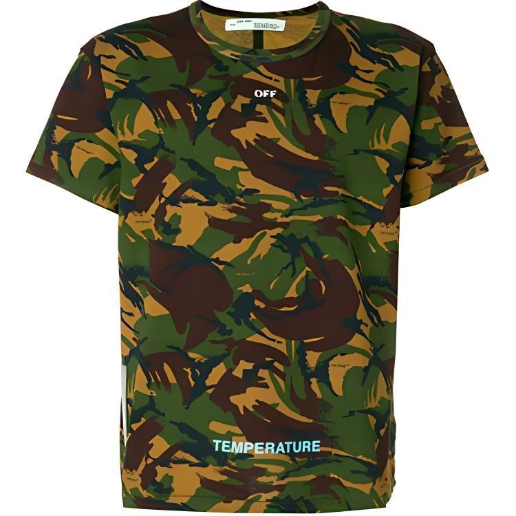 OFF WHITE T Shirt Men's Camouflage OMAA002S188780129901