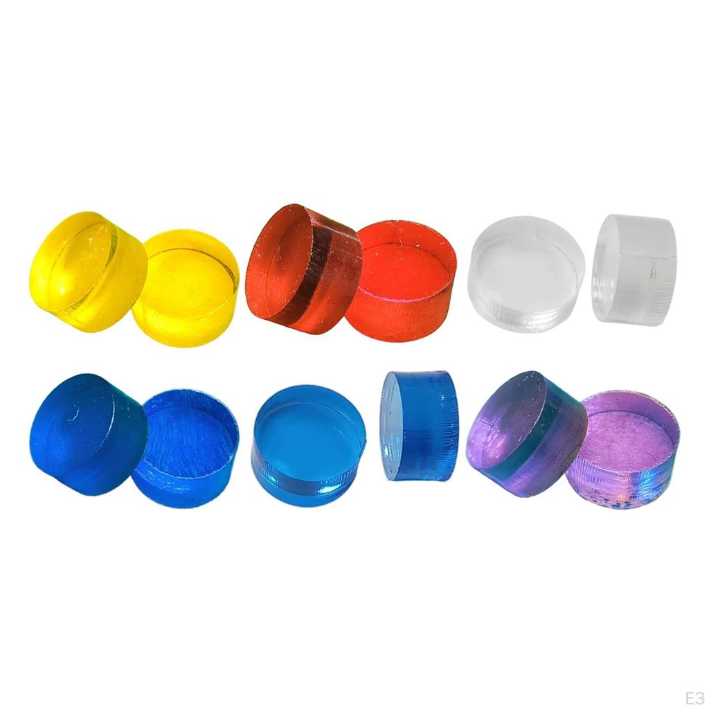 2Pcs Jump Cue Tip Replacement High Hardness Billiard Pool Diameter 14.6mm for Beginners