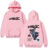 Rock Band Gorillaz The Now Album Graphic Hoodie Men Women Clothing Fashion Oversized Sweatshirt Male Vintage Hoodies