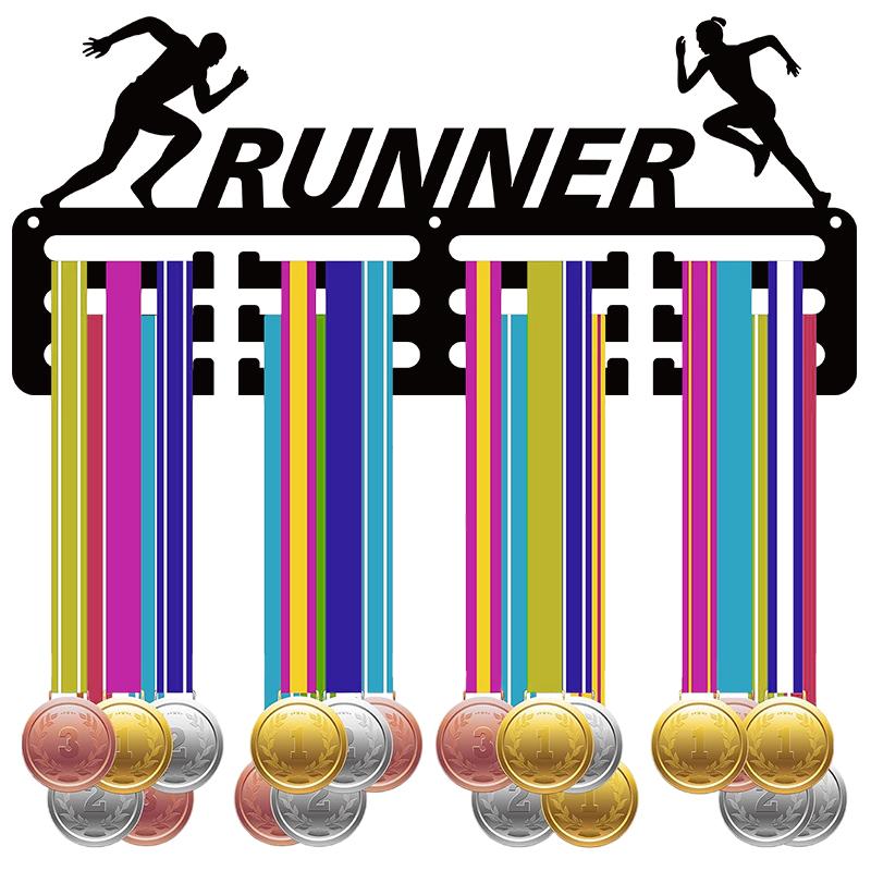 Acryl Laufmedaillen Hängeregal Nicht Perforiert Heimdekoration Kreative Sport Gedenktafel Aufbewahrungsorganisator