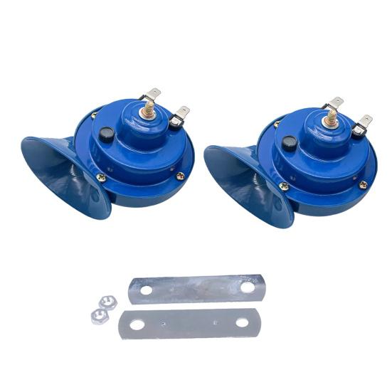 2Pcs 12V Car Snail Air Electric Waterproof Horn Driving Durable Enhance Safety Automotive