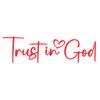 Trust In God Mirror Decal, Car Decals For Women, Faith Mirror Decal, Cute Vinyl Decal, Christian Car Mirror Decal, Religious Car