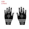 Nuovo Stencil Tatuaggio Henna Moda Tatuaggi Temporanei Mano Kit Pittura Body Art DIY Adesivo Modello Matrimonio Indiano Strumenti Kit Pittura