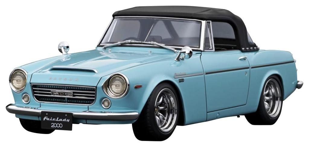 Model zapalování Datsun Fairlady 2000 LightBlue, hotový produkt 1/18 (SR311)