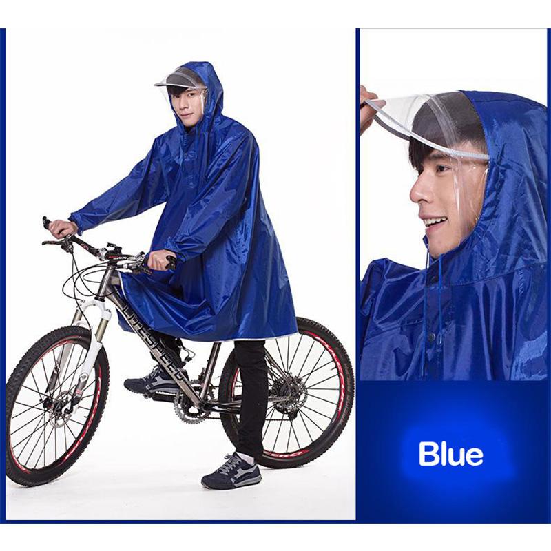 Bike Outdoor Cycling Raincoat Bicycle Rain Cape Poncho Coat Rainproof Waterproof