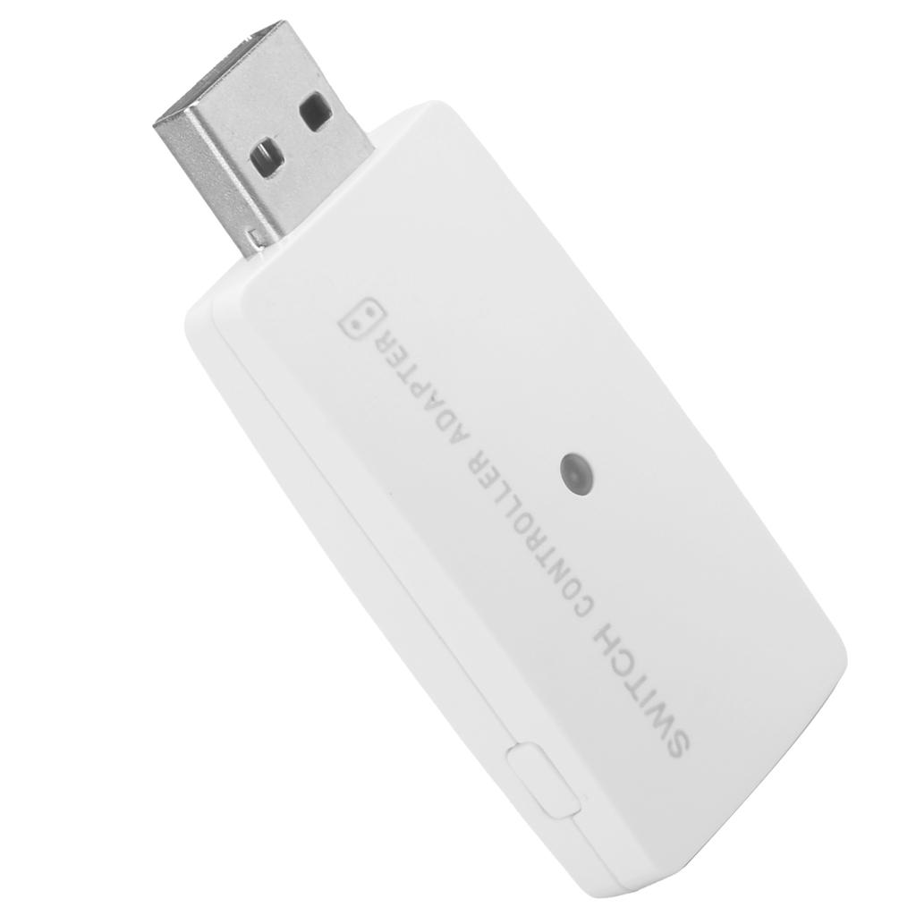 Portable USB Wireless Bluetooth Controller Adapter Handle Converter for PS4 Switch Game ConsoleWhite