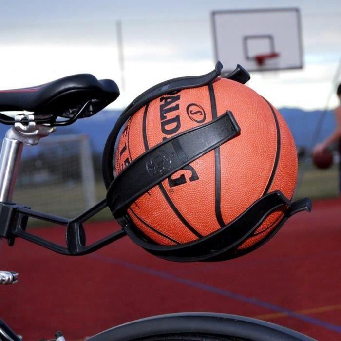 Porte ballon de vélo - KIKBALL - Noir - Système de fixation efficace - Anti-chock et anti-UV