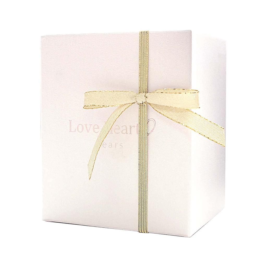 Sears Color Changing Glass Tumbler Birthstone Color Crystal October Pink Tourmaline Teddy Bear Stuffed White Teddy [Sears] sh84-0001-tdt-01-w-10