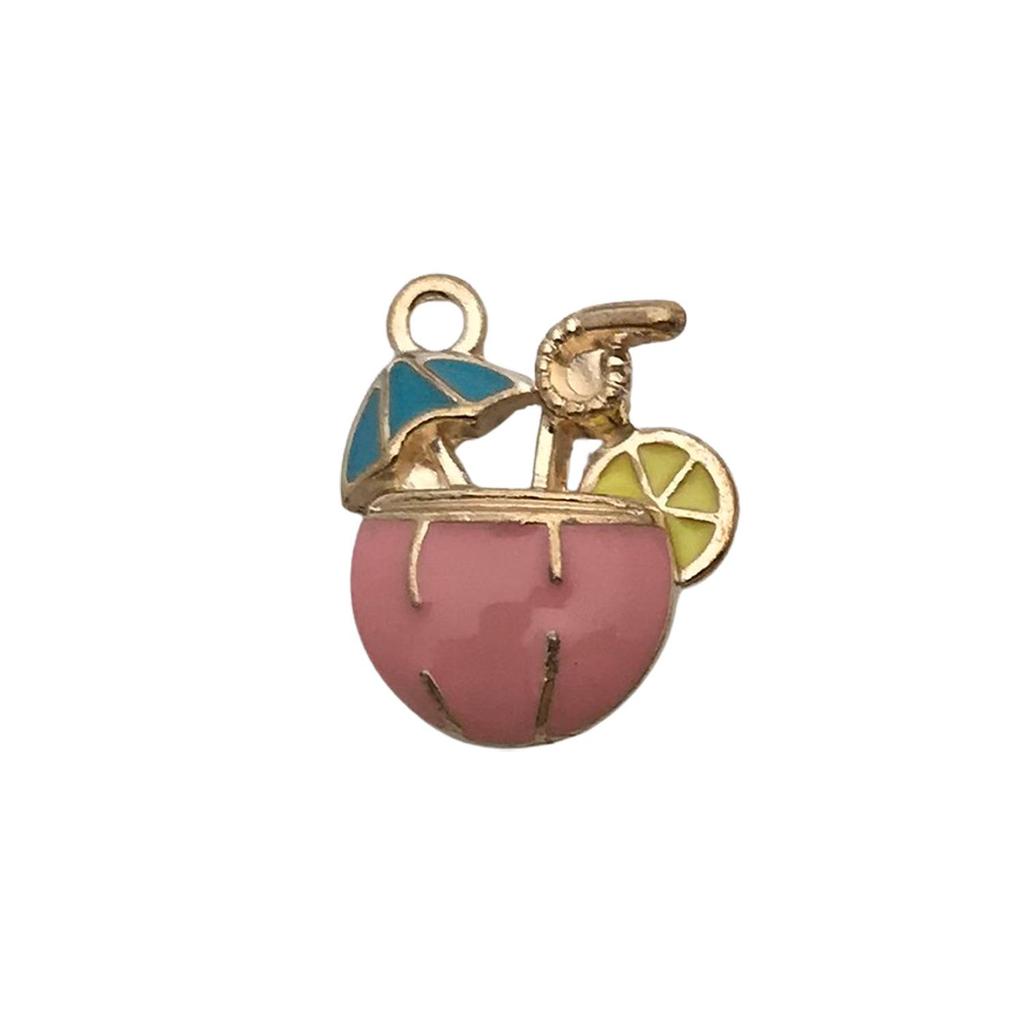 Cute Cartoon Alloy Drip Oil Jewelry Pendants for DIY Phone Chains and Necklaces