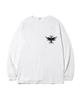 ESCAPEFROM Cross Wing Print Long Sleeve White