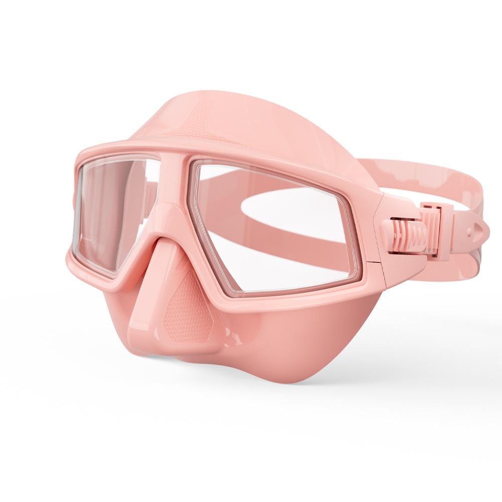 Professional Low-Volume Liquid Silicone Diving Mask Lens Snorkeling Mask for Freediving Scuba Standard