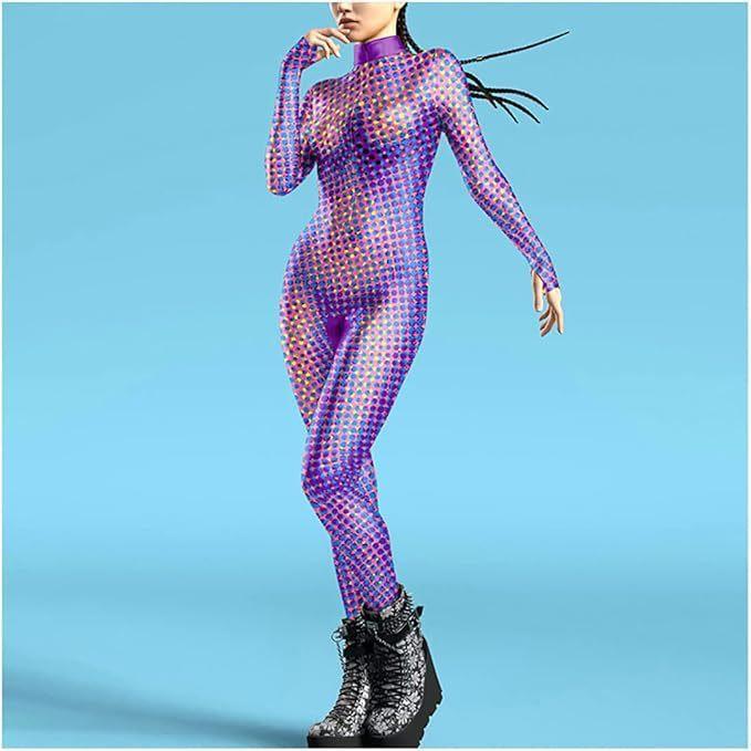 Halloween Adult Bodysuit With Stretch Fabric For Role Play And Costume Parties