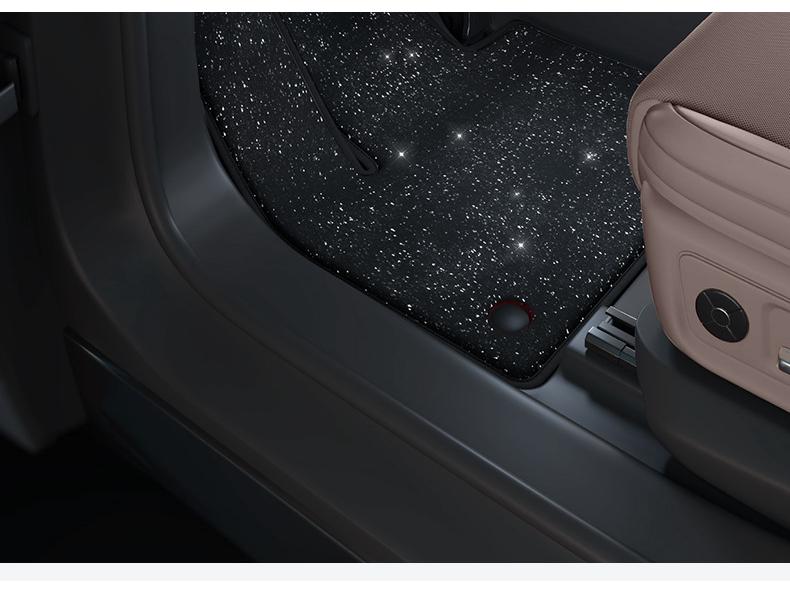 Zhiji LS9 Original Car Starry Sky Velvet Floor Mats - Decorative Roman Carpet Accessories