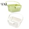 Ventilated Food Storage Rack Kitchen Sink Hanging Drain Basket, with Quick Drying Holes, Foldable Portable Drainer for Noodles Space Saving