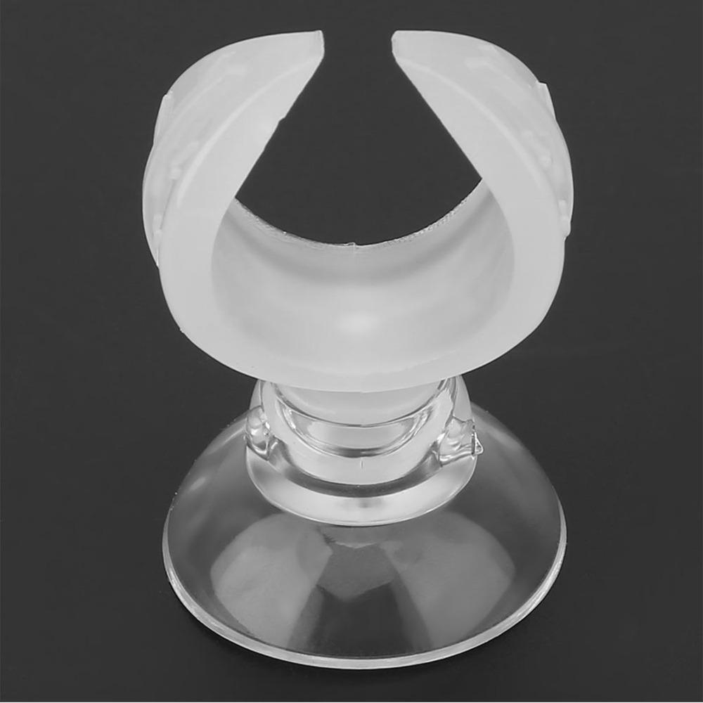 White Aquarium Suction Cup Clips Inner Diameter 17.6mm Inner Diameter 14.6mm Fish Tank Hose Clamps Easy Release