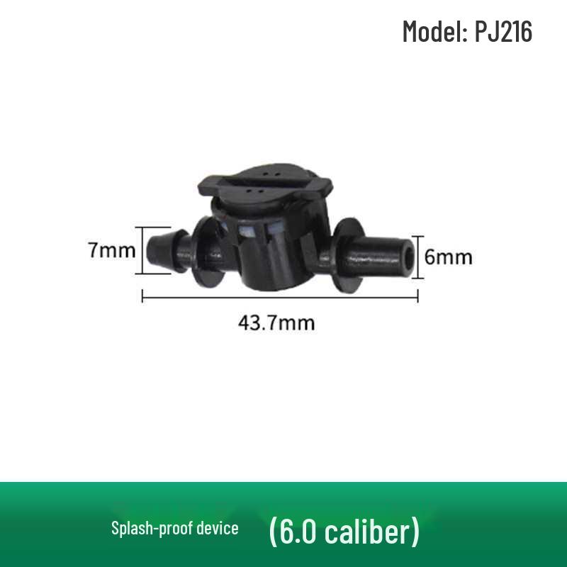 Capillary Fittings: Single/Double Hook, Tee, Straight Connector, Drip Stop, Mountain Bracket, Five-Way, Greenhouse Micro-Sprinkler