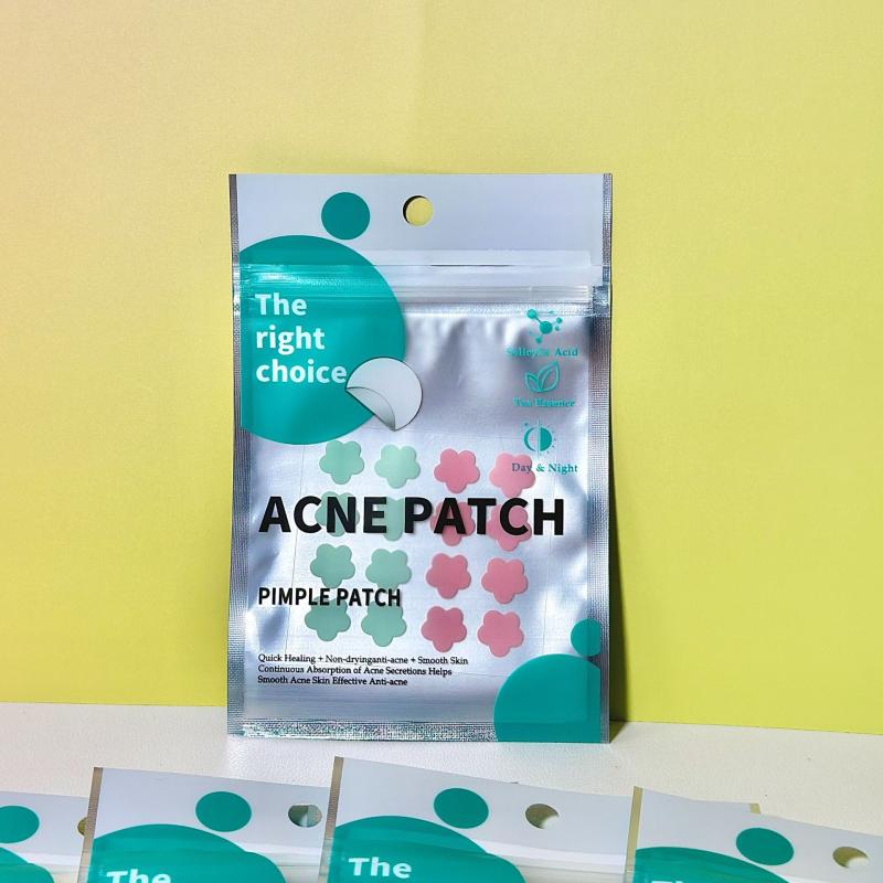 12Pcs Star Shape Pimple Colorful Hydrocolloid Acne Patches Facial Skin Care Isolate Air Pollution Closed Acne Blemishes Cover