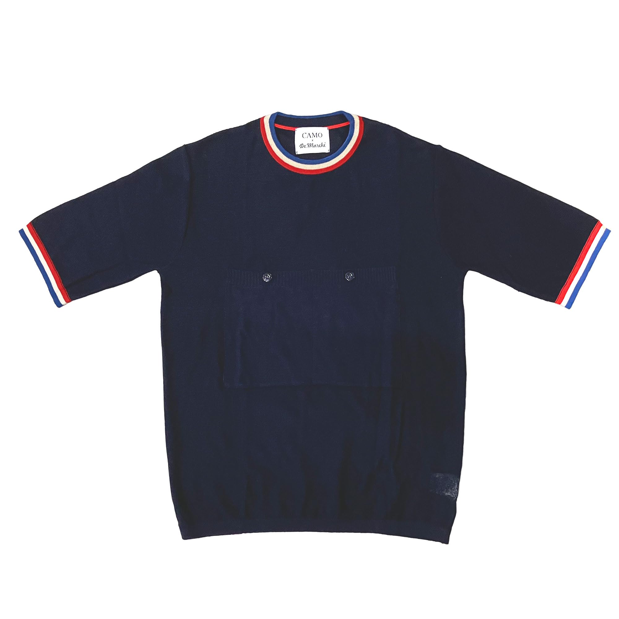 DeMarchi Navy CAMO x DeMarchi Pullover Sweater and Knit Tee Men s 15394₽