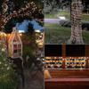 Solar Lichterkette Aussen, 22m 200 Led Auen Lichterkette Wasserdicht Kupferdraht Solarlichterkette 8 Modi Deko Fr Weihnachten Garten, Balkon, Terrass