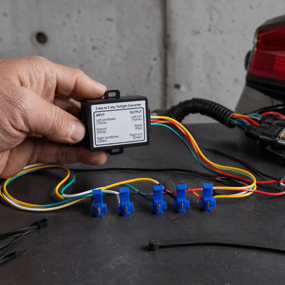 ABS Trailer Light Converter Durable Electrical Signal Converter Trailer Wiring Upgrade