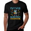 Future Robotics Engineer Tshirt Basic Solid Tee For Daily Use
