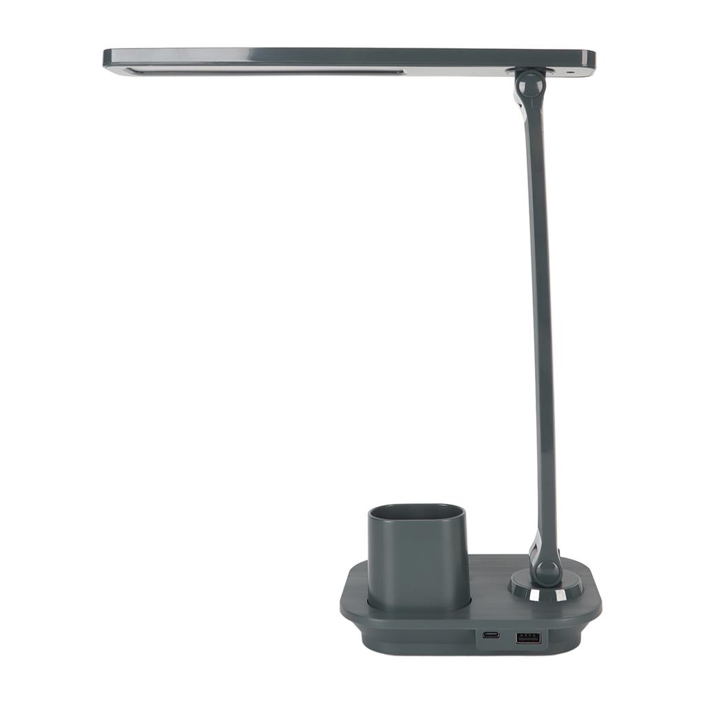 LED Desk Lamp 3 Colors Stepless Dimming Touch Control Eye LED Reading Light with USB Output