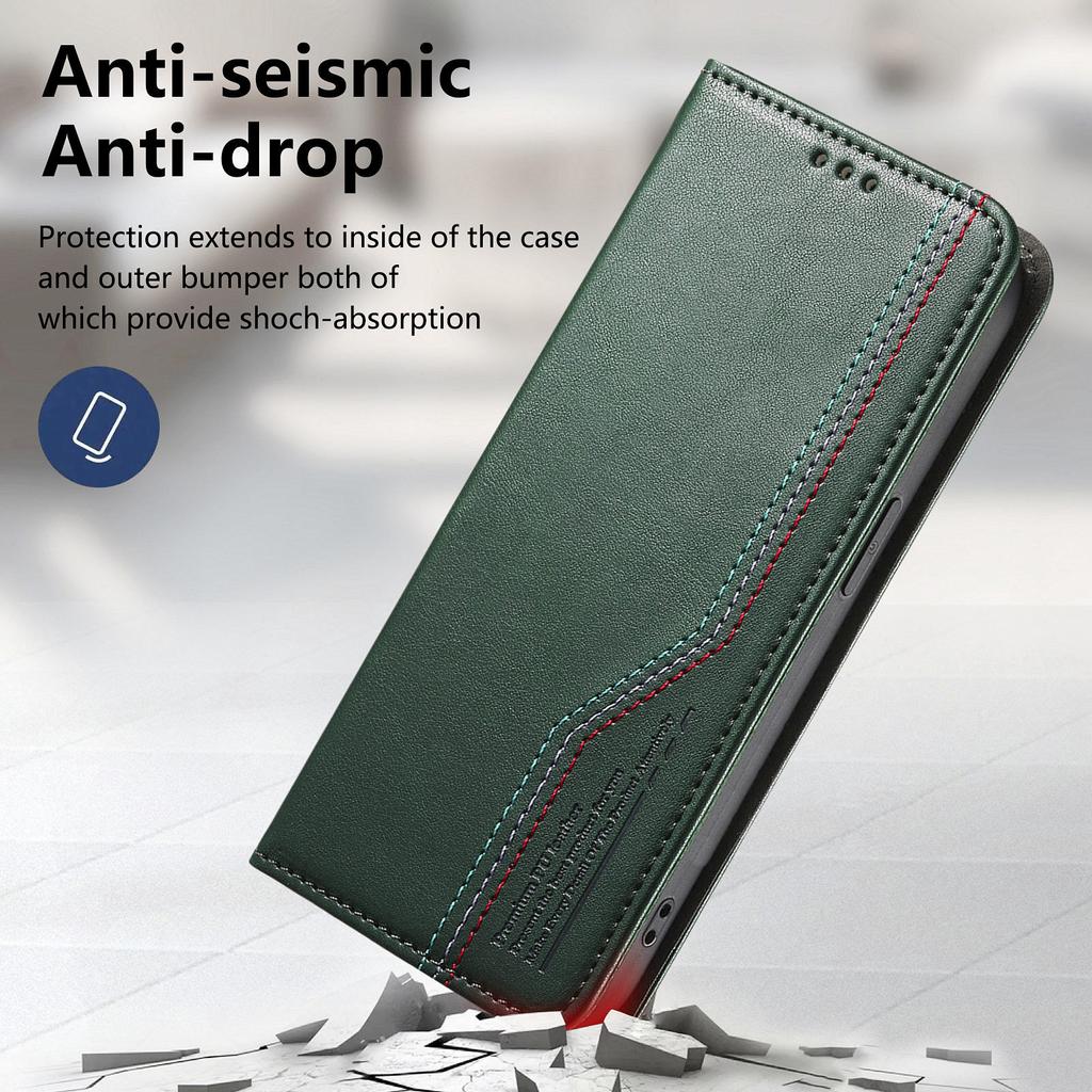 Flip Wallet Case for Xiaomi 14T 15T 17 Pro Max 15 17 Ultra Poco F5 X6 X7 Pro, Magnetic Folio Cover with Card Holder Shockproof