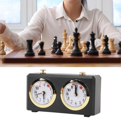 Multifunktionaler Mechanismus Tragbar Groß Einfach Schachuhr Professionell Aufziehen Zum Ablesen der Zifferblätter Chinesisches Schach Mechanischer Timer