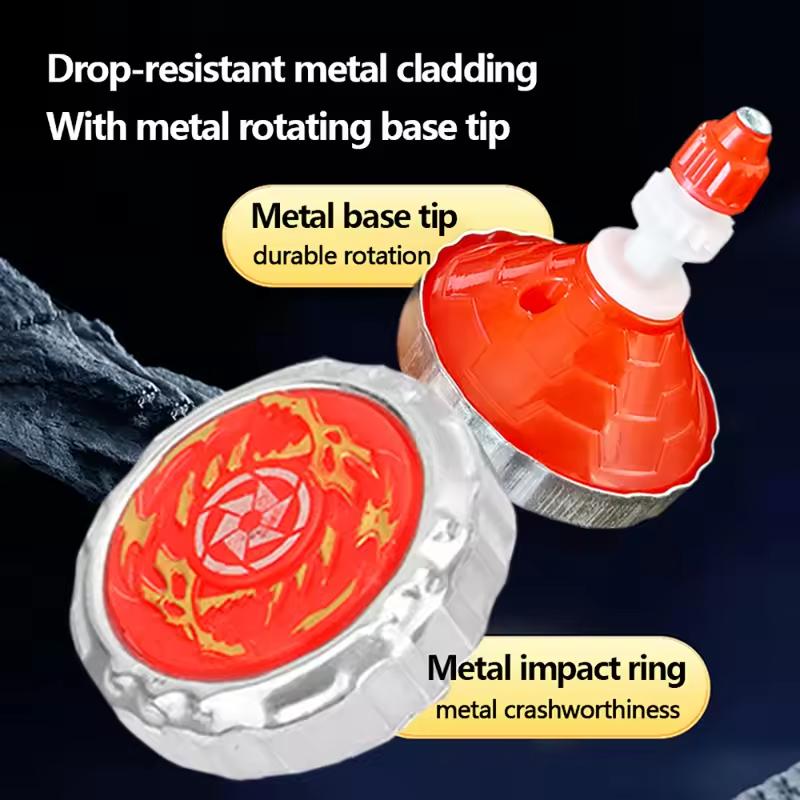 New Kid Spinning Sword Launcher Gyro Toy Multiplayer Interactive Game Color Luminous Spinning Toys For Children's Birthday Gifts