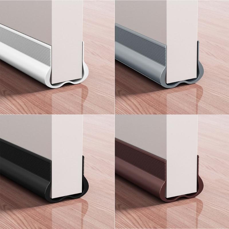 Door Seal Strips Easy to Install Door Bottom Seal Door Soundproofing Strips Suitable for Soundproofing & Weatherproofing