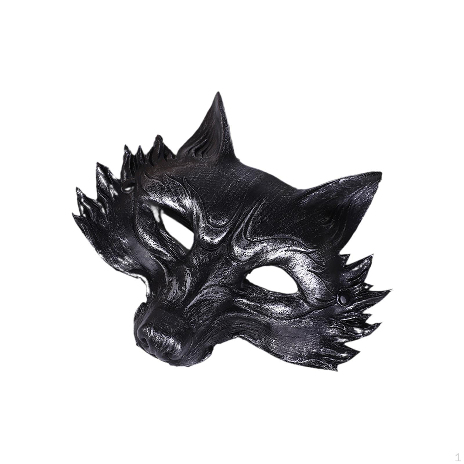 

Маска-костюм животного для веселой вечеринки на Хэллоуин Fox 23cmx25cm