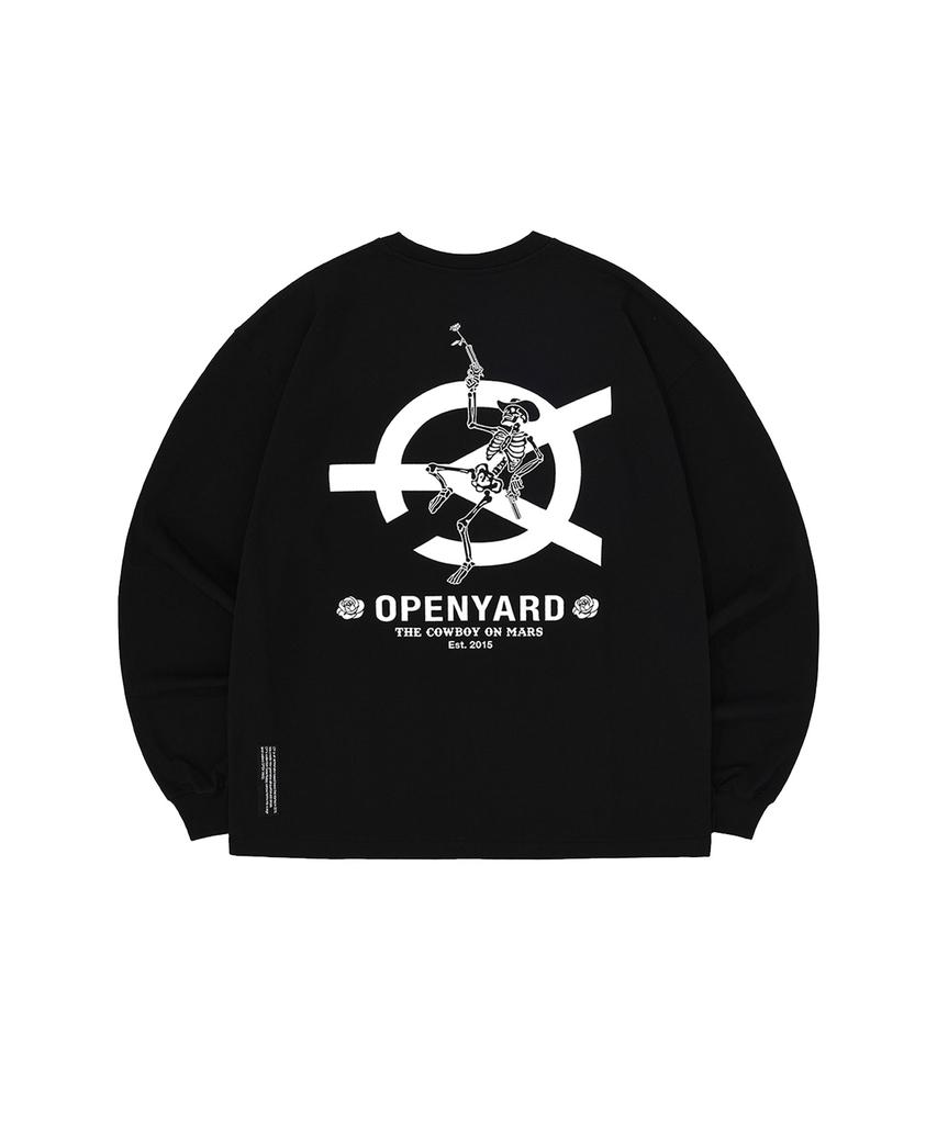 Opeunyadeu (Owai) Skull Logo Long Sleeve - Black