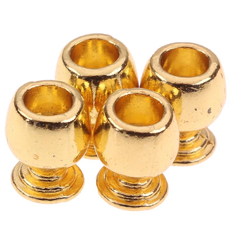 1: 12 Dollhouse Miniature Metal Tea Set Teapot Cup Plate Furniture Toys