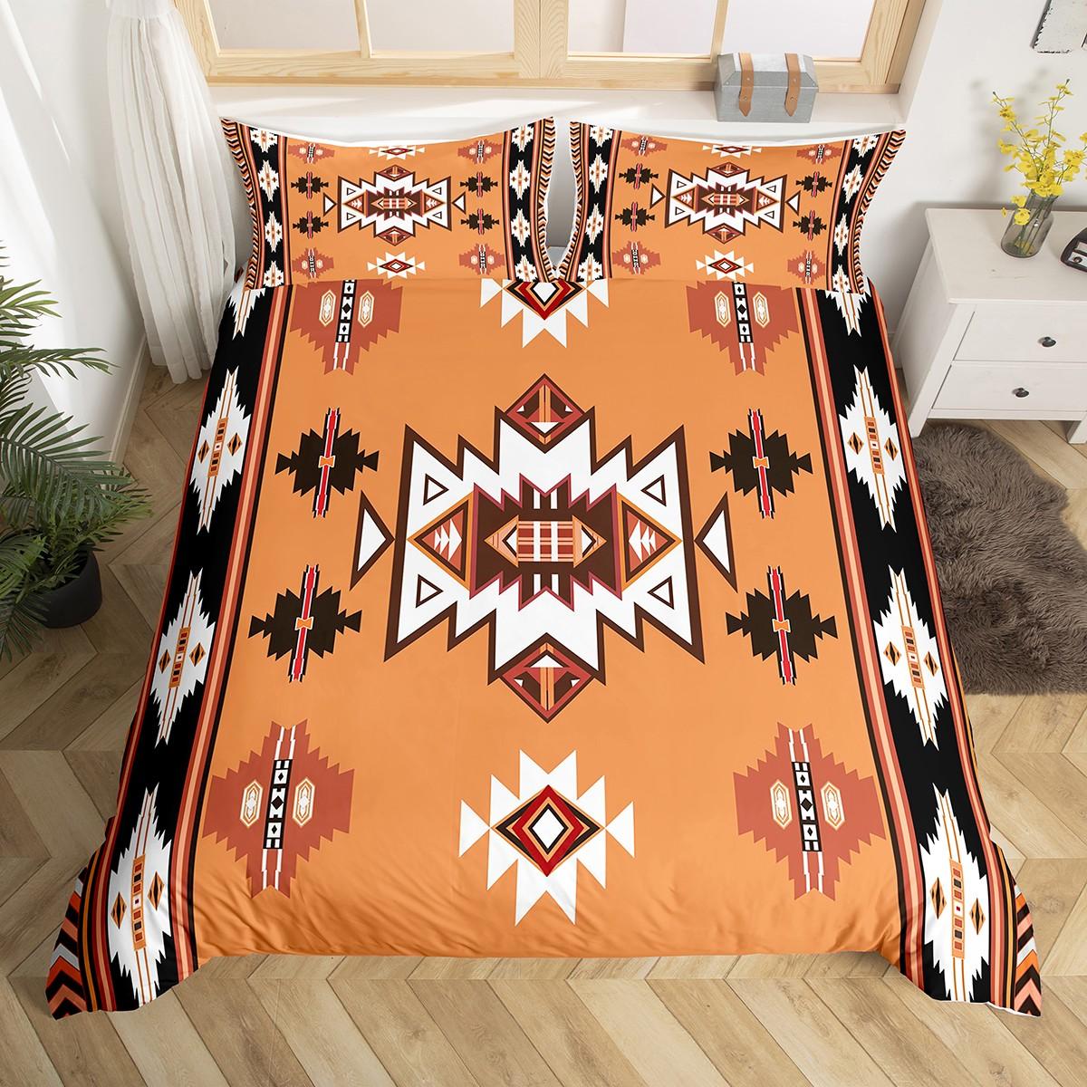 

Comforter Homewish Tribal Aztec Adult Grey Cyan Triangle Geometric Bedding Sethippie Sheep Skeleton Bed Set Comforter (quilt)-EU Single(135*200cm)3pcs